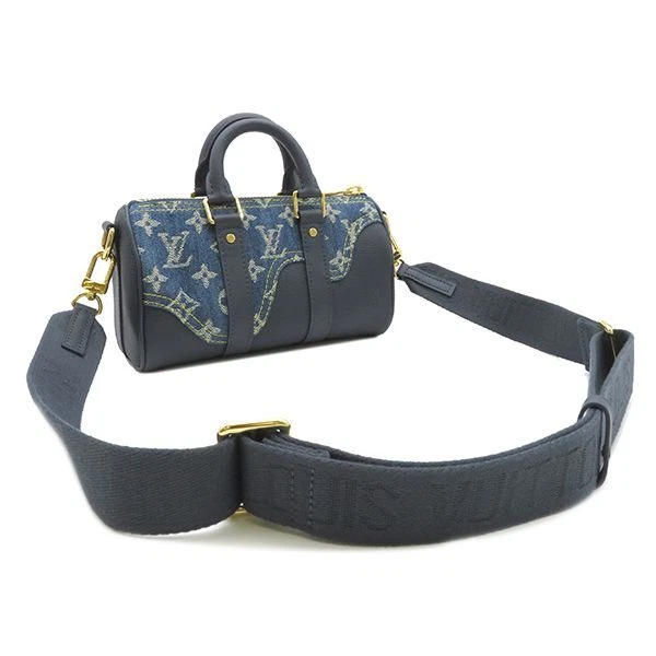 LOUIS VUITTON NIGO Keepall XS Shoulder Bag M81011 Monogram Denim 