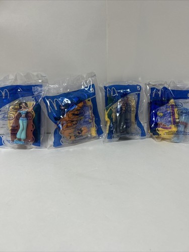 McDonalds  Happy Meal Toys Aladdin 4 Toys NIP - Picture 1 of 5
