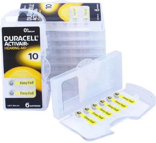 600 x Duracell Activair Hörgerätebatterien 10 Hearing AID 6118 100 Blister - Picture 3 of 4