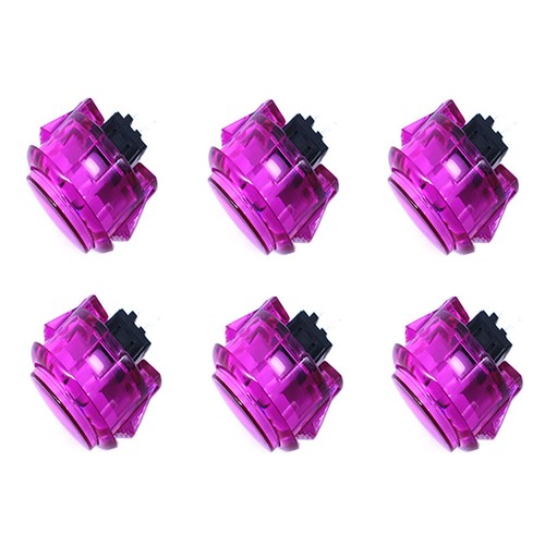Kit de reemplazo transparente de 6 piezas de botones de arcade para OBSF OBSC OBSN - Imagen 8 de 42