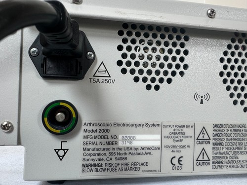 Sistema de electrocirugía artroscópica ArthroCare modelo 200 - Imagen 4 de 4