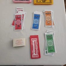 VTG Game of Life Milton Bradley Replacement PROMISSORY, STOCK, LIFE, FIRE, AUTO,