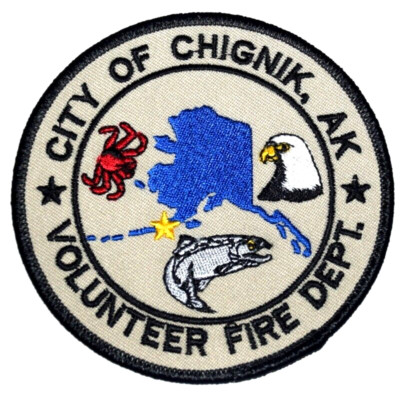 CHIGNIK   VOLUNTEER FIRE DEPT   ALASKA Fire Patch EMS Rescue Public Safety 