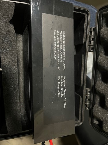 DRONE PRO UAV SERIES LIPO 22.2V 13000MAH 15C BATTERY VENOM READ DESCRIPTION - Picture 2 of 2