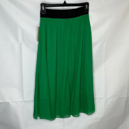 Women’s LuLaRoe LOLA Skirt XXS 2XS Green (1111) - Picture 4 of 7