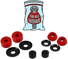 Skateboard Truck Rebuild Kit - Top & Bottom Bushings, Pivot Cups & Cup Washers