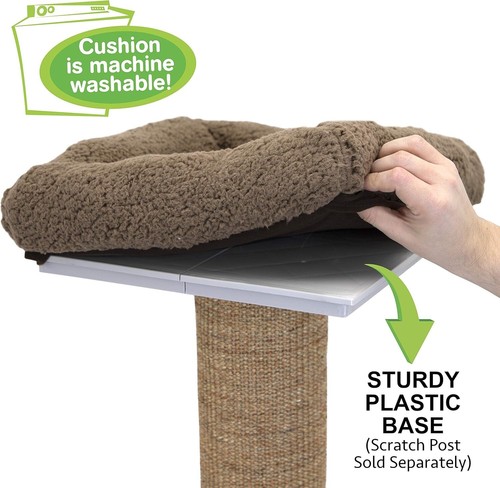 Kitty City Sisal Post Scratcher, Perch Platform - Picture 7 of 7