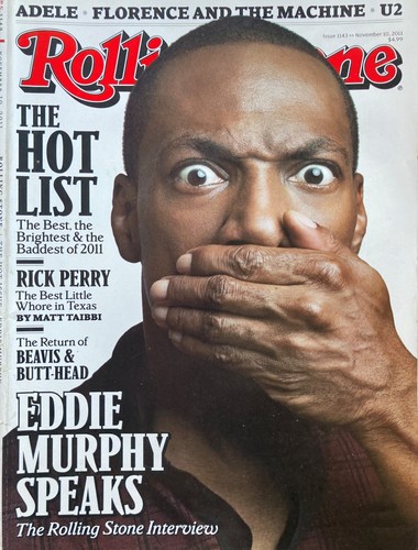 EDDIE MURPHY November 2011 ROLLING STONE Magazin ADELE / U2 / +++