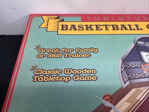 Barrington Classic Wooden Tabletop Basketball Game Rare Vintage Game Sealed NIB - Picture 9 of 13