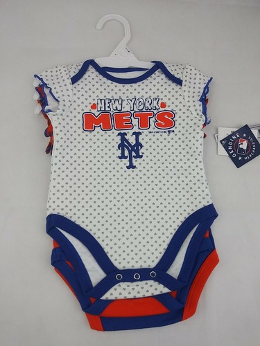 New York Yankees Girls 12 months Infant 3 Piece Creeper Set Genuine MLB w/tags - Picture 5 of 7