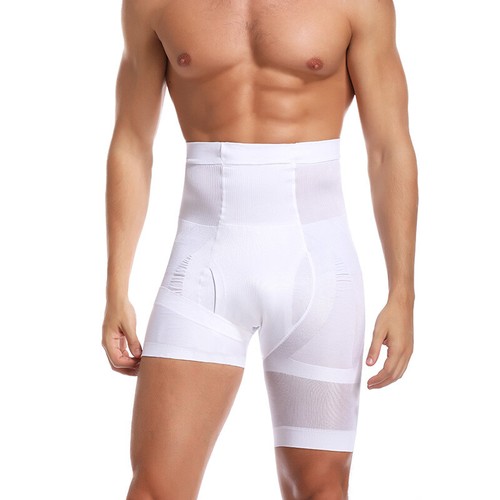 Faja Colombiana para Hombre High Waist Boxer Briefs Girdle Men Panty Body Shaper - Picture 9 of 22