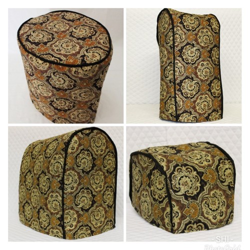 Schwarz Paisley gesteppt doppelseitig Baumwolle Gerätebezug - Bild 1 von 16