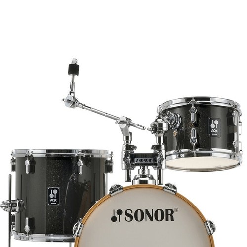 Sonor AQX 4PC JUNGLE Black Midnight Sparkle Drum Shell Pack AQX-JUNGLEWMCBMS - Picture 2 of 2