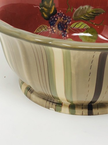 Tracy Porter Octavia Hill Collection 10" Large Salad Serving Bowl Replacement - Picture 6 of 9