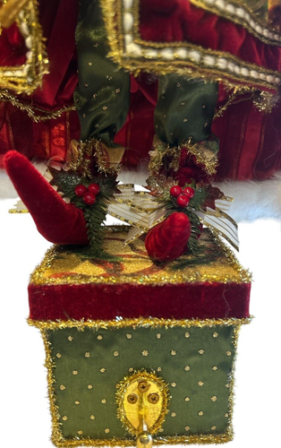 Mark Roberts 21" Santa Fairy Stocking Holder 2006 Christmas Vintage - Picture 7 of 12
