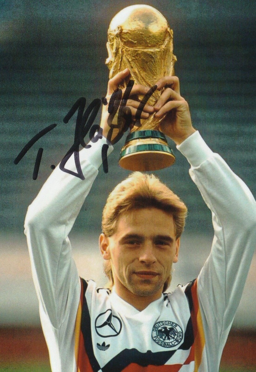 Thomas Häßler Hand Signed 6x4 Inch Photo German Football Germany