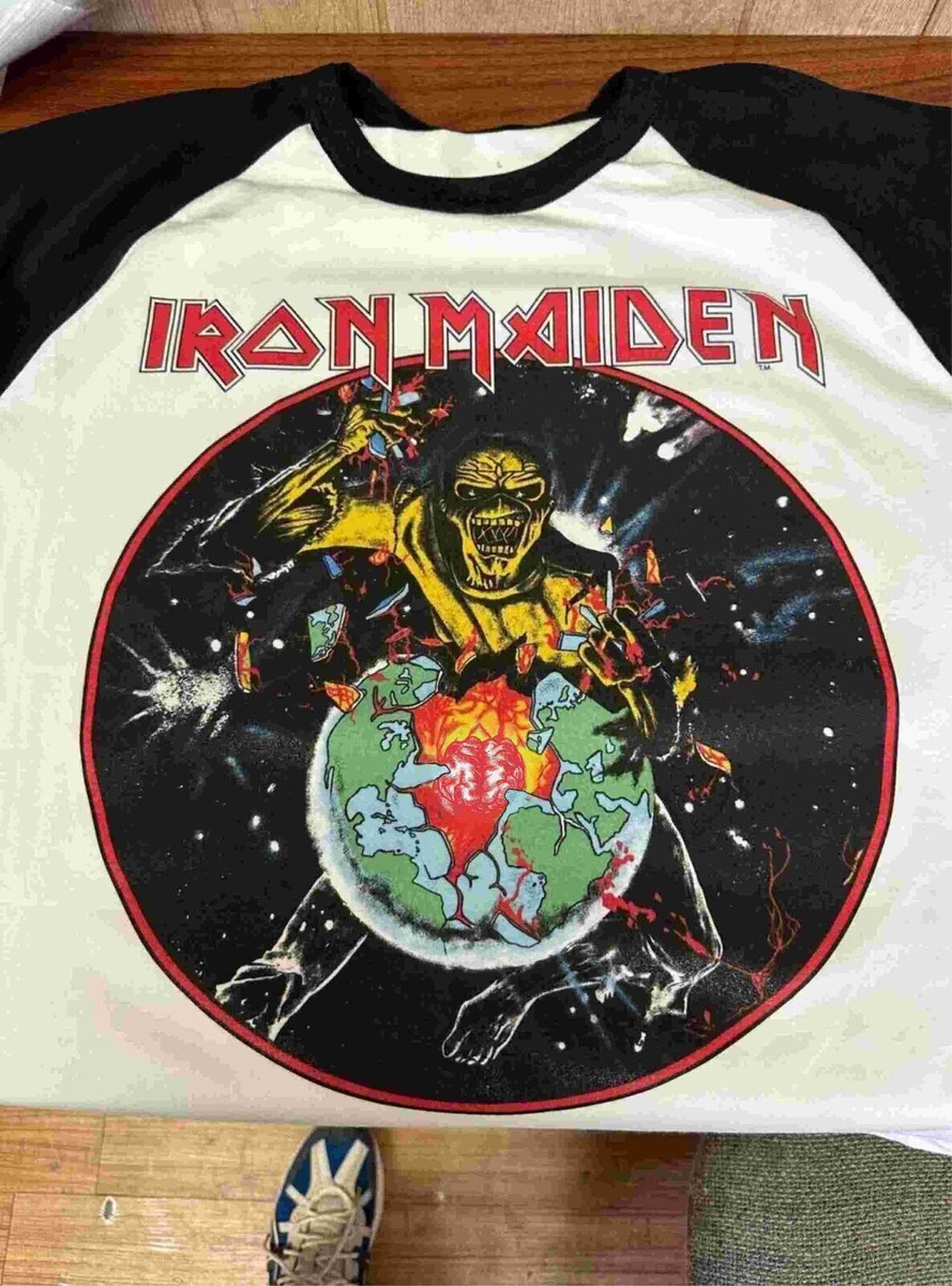 Iron Maiden World Piece Tour 1983 Raglan S to 3XL | eBay