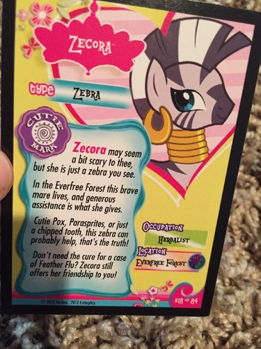 My Little Pony Trading Cards Zecora #18 - Picture 5 of 6