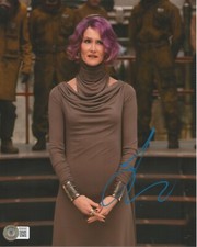 LAURA DERN SIGNED STAR WARS LAST JEDI 8X10 PHOTO BECKETT BAS COA LAURA DERN SIGNED STAR WARS LAST JEDI 8X10 PHOTO BECKETT BAS COA