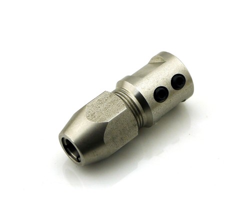Left / Right Collet Coupler for 8mm Motor Shaft & 1/4" Flex Cable RC Model Boat - Picture 6 of 13