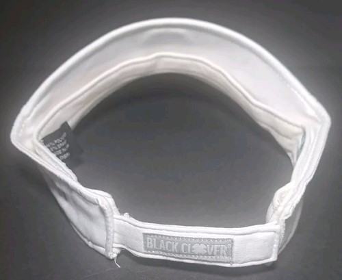Black Clover Live Lucky Premier Visor White/Silver Golf Visor/Cap Pre-owned - Picture 3 of 6