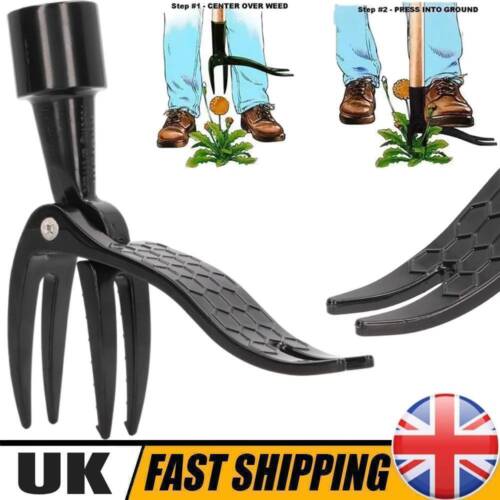 Weeder Puller Stand Up Weed Tool No Handle Garden Outdoor Root Remover Killer UK