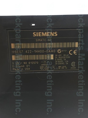 Siemens 1P 6ES7 422-1HH00-0AA0 1P6ES74221HH000AA0 Simatic S7 Digital I/O Module - Picture 9 of 11