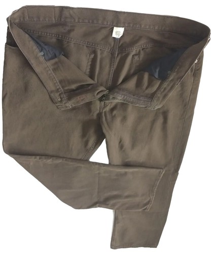 Polo Ralph Lauren Herren klassische Passform Denim Hose 42 x 32 hellbraun braun authentisch Dungenes