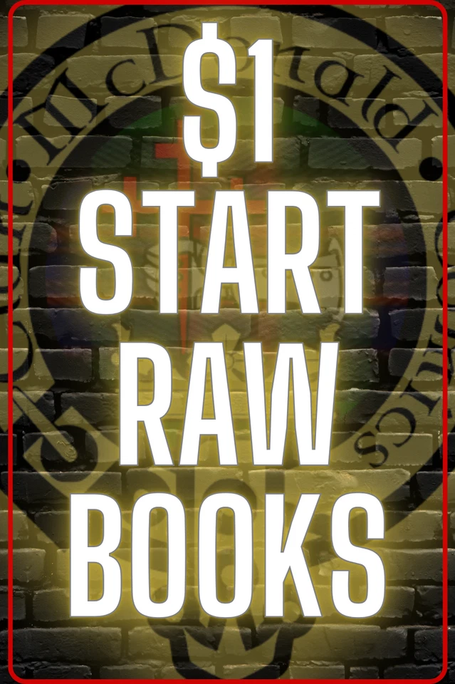$1 START RAW BOOKS!!
