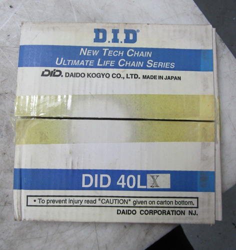 💥NEW DAIDO 10' DID ROLLER CHAIN 240 LINKS 1/2" PITCH DID40LX - Picture 1 of 6