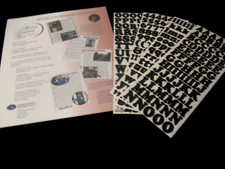 Creative Memories 8 1/2 X 11 ruled Pages, ABC stickers