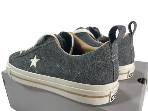 Converse One Star Pro Ox Low Top White Suede CYBER GREY A02948C Men's Size 10 - Picture 6 of 8