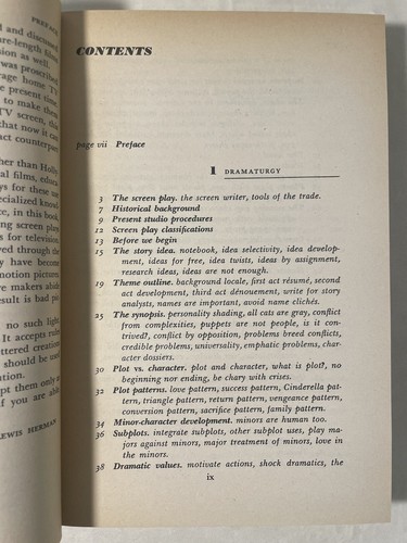 Ein praktisches Handbuch des Drehbuchschreibens für Theater- und Fernsehfilme Herman TPB 1952 - Bild 6 von 8