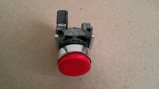 NEW OTHER TELEMECANIQUE XB4BL42 PUSHBUTTON RED W NORMALLY CLOSED CONTACT BLOCK.