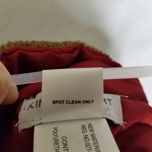 Kim Seybert schöner eleganter Weihnachtsstrumpf 18,5 Zoll Perlen rot und grün - Bild 9 von 15