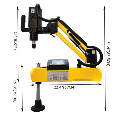 M3-M16 Electric Tapping Machine Universal Touch Screen 110V 600W - Picture 22 of 24