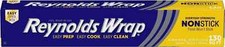 Reynolds Wrap Non Stick Aluminum Foil, Nonstick Foil Roll, 130 Sq Ft