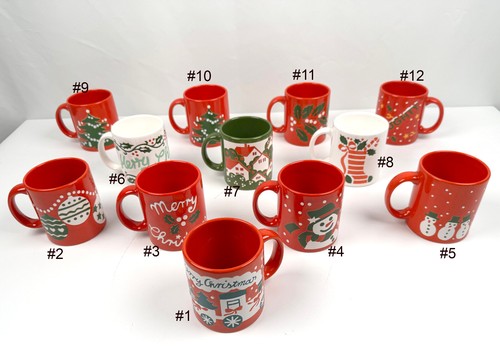 VTG WAECHTERSBACH MUGS Christmas/Holiday+Cats Made in Germany Great Condition - Picture 2 of 35