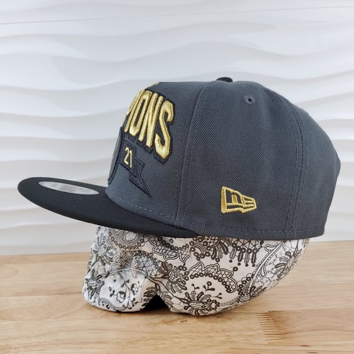 New Era Milwaukee Bucks 2021 NBA Champions grau schwarz 9FIFTY Snapback Mütze OSFM - Bild 7 von 12
