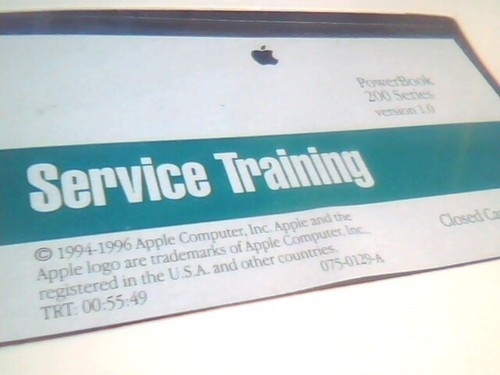 Apple Service Training Powerbook 200 Series December 1994 SEALED VHS tape  - Picture 3 of 6