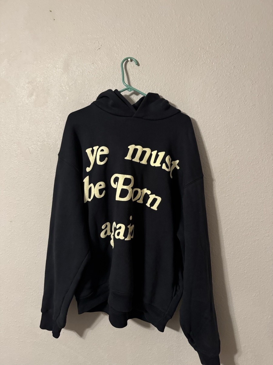 Cactus Plant Flea Market CPFM Ye Must be Born Again Hoodie Navy Large