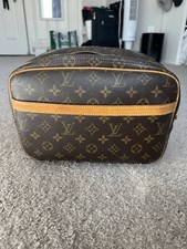 Louis Vuitton Reporter Shoulder Bag Brown Canvas