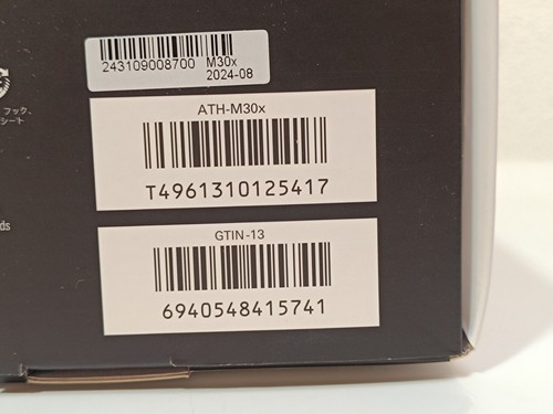 Audio-Technica Ath-M30X Professional Studio Monitor Headphones Black  _0,7_5 - Bild 2 von 17