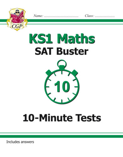 CGP Complete KS1 Maths and English 10-Min Test SAT Buster Bundle (for 2022 Exam) - Foto 2 di 4