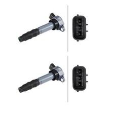 2x Hella 5DA 358 057-671 Zündspule für Mitsubishi Outlander I Grandis Galant