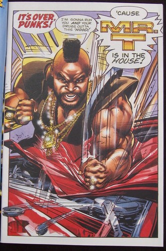 Mr. T and the T-Force #1 - 1. Ausgabe - Gold Card Edition mit Karte - TV Show 9.4 NM - Bild 2 von 3