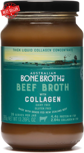 Beef Broth with Collagen Concentrate, Instant, Grass-Fed, Halal, Gluten-Free - Picture 10 of 12