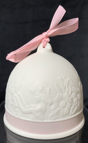 Lladro 1991 Spring Bell Porcelain Ornament Retired With Box Vintage Retired 7613 - Picture 2 of 14