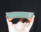 famous vintage  rare Small 9cm " ゆうき祥石 " Yuuki shouseki bonsai pot very good