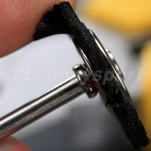 10pcs 25mm Flat Wheel Polishing Brush Nylon Bristle Grinder Power Rotary Tool HQ - Picture 6 of 6